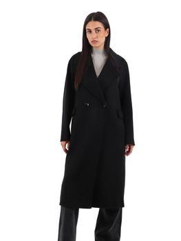 Cappotto Choral SLI5CP025143D da donna nero.