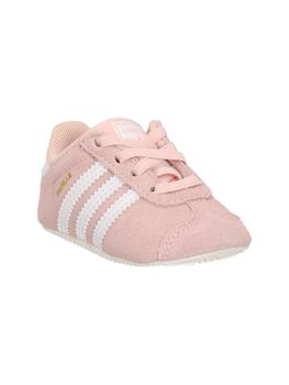 Sneakers Adidas JI2045 GAZELLE CRIB per neonati rosa.