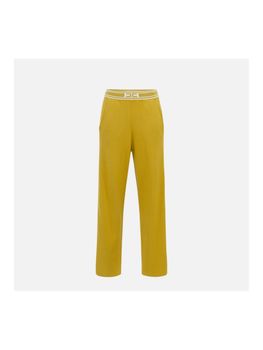 Pantalone Elisabetta Franchi KP65S51E2 da donna curry+avorio.