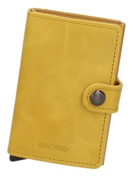 Portacarte Secrid MV VINTAGE unisex adulti giallo.
