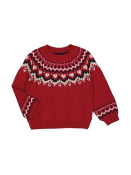 Maglioncino Mayoral 4358 da bambina amarena.