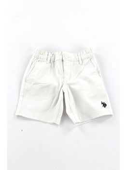 Bermuda U.S. Polo Assn 557001 0211 400 da bambino bianco.