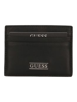 Portacarte Guess SMNEBR LEA25 NEW BOSTON da uomo nero.