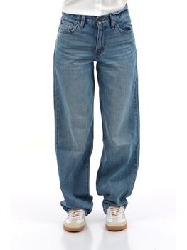 Jeans Levi's A3494 baggy dad da donna denim chiaro.