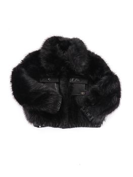 Pelliccia Liu Jo GF6001E1131 da bambina nera.