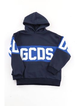 Felpa GCDS Z0UJQE583F004 da bambino night blu.