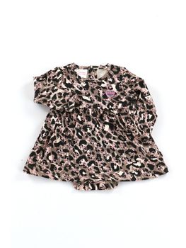 Vestito Guess S6YG03 K3927 da neonata animalier.