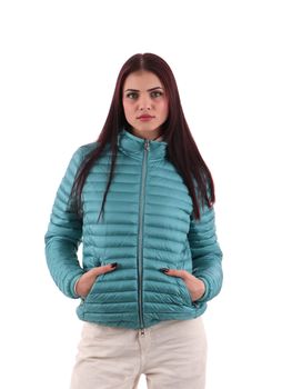 Piumino Colmar 2224A 9VX da donna verde acqua.