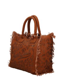 Borsa da mare Mc2 Saint Barth 06732H VANITY STRASS da donna marrone