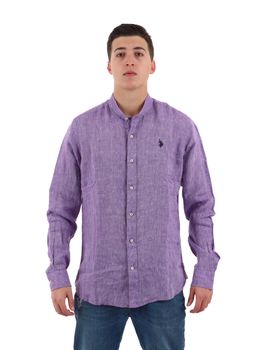Camicia U.S.Polo ASSN.104026 0191 da uomo viola.