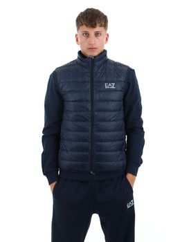 Smanicato EA7 8NPQ06 PNGPZ da uomo blu.