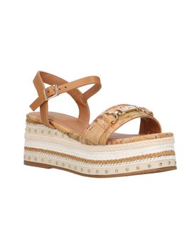 Sandalo Alviero Martini 1397 662A da donna tabacco.