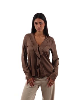 Blusa Emme Marella EMMAGGRAVI da donna tortora.