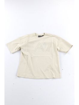T-shirt EA7 7B000080 AF12874 da bambino birch.
