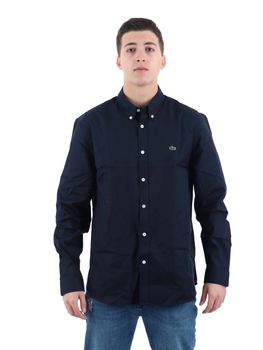 Camicia Lacoste CH2933 da uomo blu.