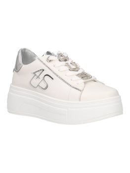 Sneaker 4US Paciotti 4BV183 da donna bianca silver.