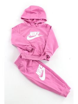 Set Nike 36L595 da bambina rosa.