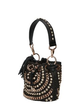 Borsa a secchiello La Carrie 151CES100RSY da donna nera.