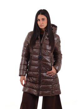 Piumino Blauer BLDK02073 006648 da donna brown.