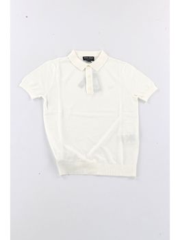 Polo Antony Morato MKSW01320 YA200076 da bambino crema.