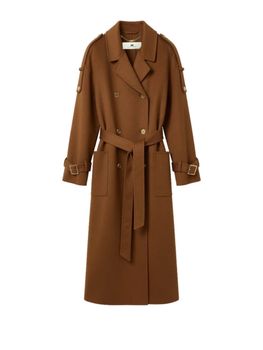 Cappotto Elisabetta Franchi CP02D66E2 da donna sigaro.