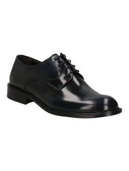 Scarpa elegante Antony Sander 30020 ABRASIVATO da uomo blu.