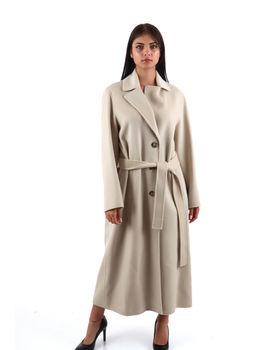 Cappotto Pinko 103819 Y27P da donna beige.