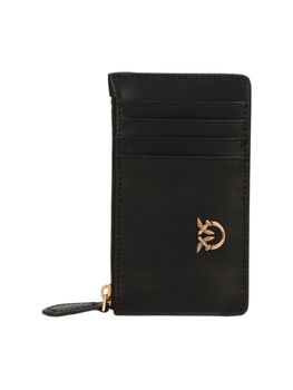 Portacarte Pinko 100251 A0F1 AIRONE da donna nero e oro.