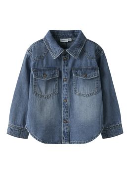 Camicia Name.it BLUE DNM SHIRT 13247791 da bambino denim.
