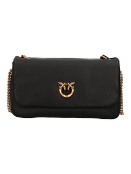Borsa Pinko 107022 A3CX da donna nera oro.