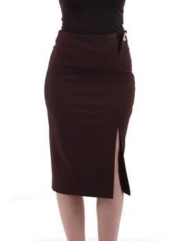 Gonna Elisabetta Franchi GO14761E2 da donna cacao.