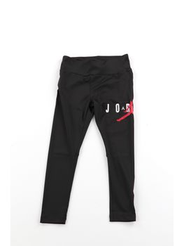 Leggins Nike Jordan 45B913 da bambina nero.
