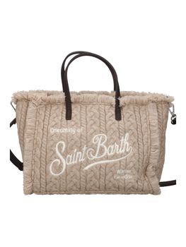 Borsa Mc2 Saint Barth COL0047 da donna beige.
