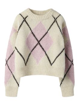Maglione Name.it 13259446 da bambina antique white.