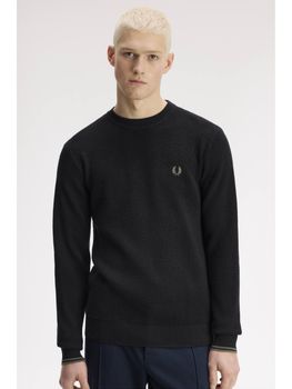 Maglione Fred Perry K6507 da uomo black.