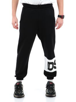 Pantalone Dropseason2 SS26211 da uomo nero e bianco.