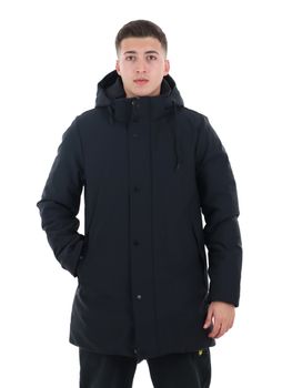 Cappotto Yos HM66 da uomo nero.