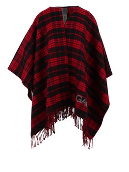 Poncho Gaelle Paris GBADP5020 da donna rosso.