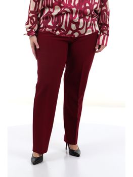 Pantalone Lizalù F299YBFALTEA da donna amarone.