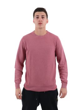 Maglia Sun68 K35118 da uomo rosa.