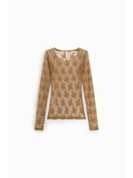 Top Imperial TW91LMX da donna tabacco.