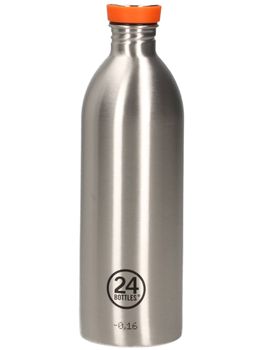 Borraccia 24 Bottles STEEL LIFE URBAN 1LT unisex color acciaio.