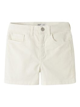 Shorts Name.it ROSE TWILL SHORT 13252819 da bambina bianco.