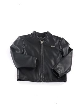 Giubbino Guess K6RL01 WFV60 da bambina nero.