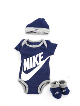 Set Nike Jordan LN0073 U9J per neonati blu.