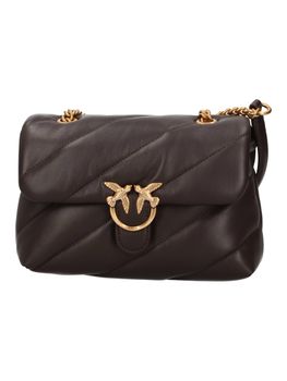 Borsa Pinko love puff mini 107617 da donna marrone+oro.