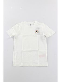 T-shirt Converse 9C9506 da bambino bianca.