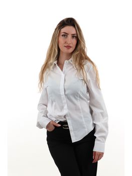Camicia Liu Jo WA6111T039A da donna bianca.
