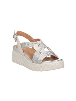 Sandalo Stonefly 220895 849 PARKY 24 da donna bianco+argento