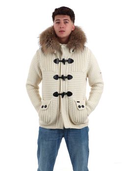 Giubbino Bark 62B8002C unisex bianco.